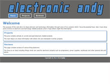 Tablet Screenshot of electronicandy.com